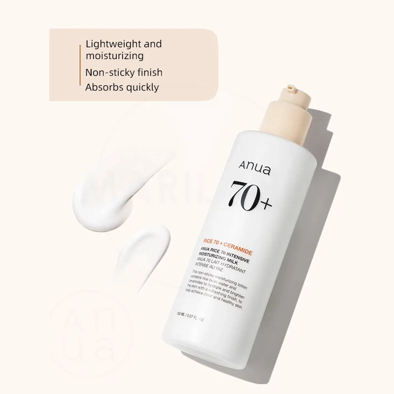ANUA Rice 70 Glow Milky 3-Step Set – Reinigung, Toner & Lotion