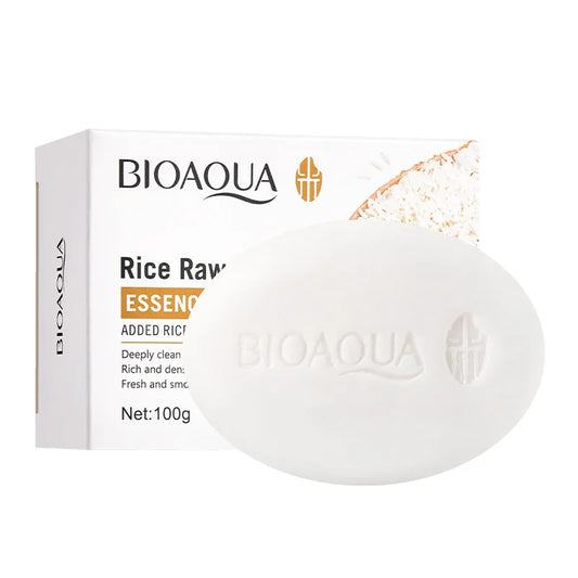 BIOAQUA White Rice Raw Pulp Cleansing Bar