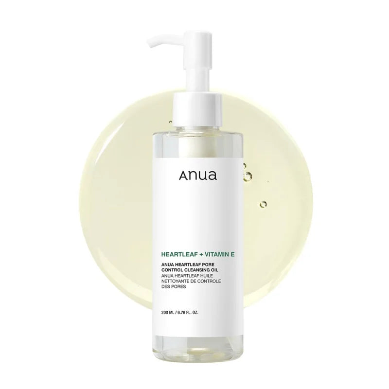 ANUA Vitamin E Cleansing Oil und Heartleaf Pore Deep Cleansing Foam