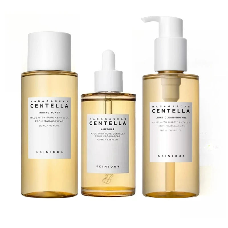 SKIN1004 Madagascar Centella 3-Step Essentials Set – Reinigung, Toner & Serum