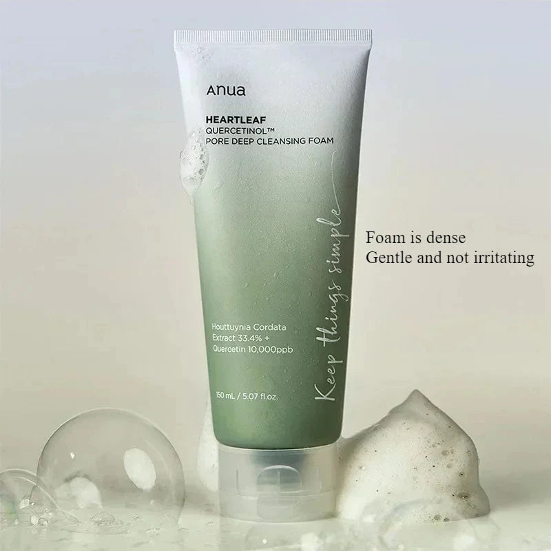 ANUA Vitamin E Cleansing Oil und Heartleaf Pore Deep Cleansing Foam