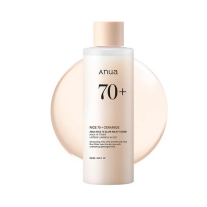 ANUA Rice 70 Glow Milky 3-Step Set – Reinigung, Toner & Lotion