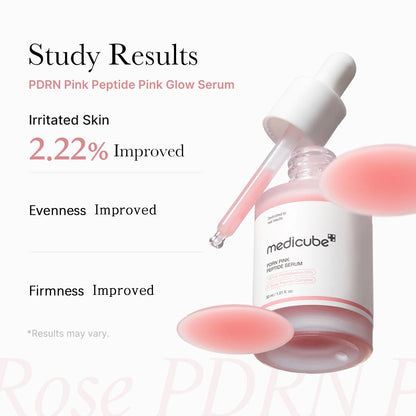 Medicube Salmon DNA PDRN Pink Peptide Serum,Smooth&Fast-Absorbing,Refreshing&Non-Sticky,Moisturizing Feel,K-Beauty,Korean Makeup