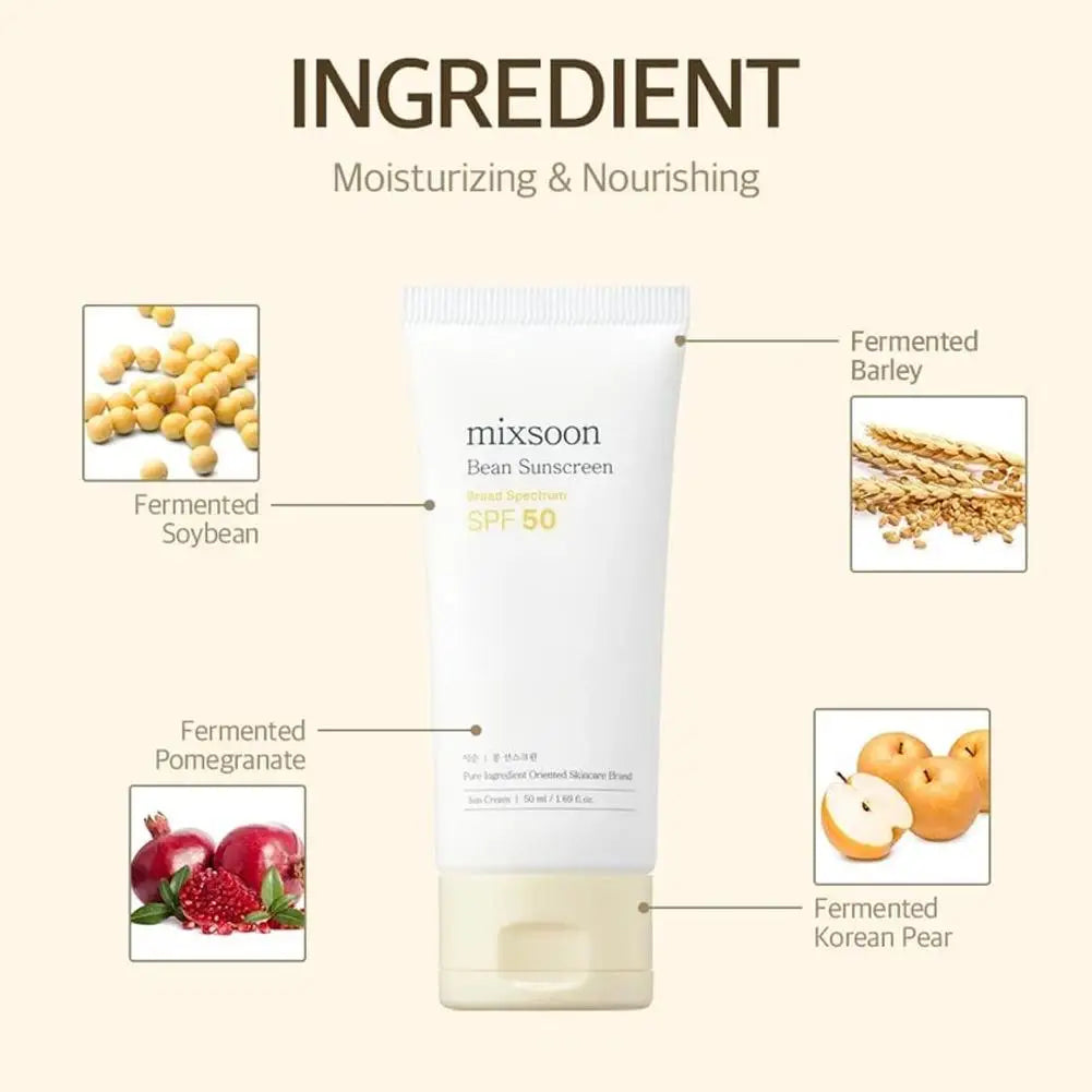 Mixsoon Bean Sunscreen – SPF 50+ PA++++