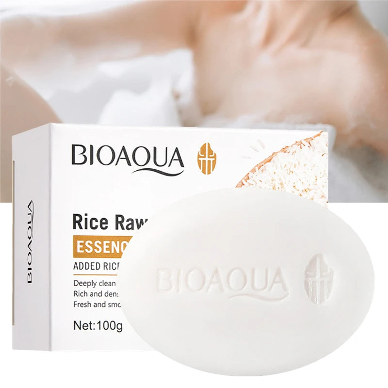 BIOAQUA White Rice Raw Pulp Cleansing Bar