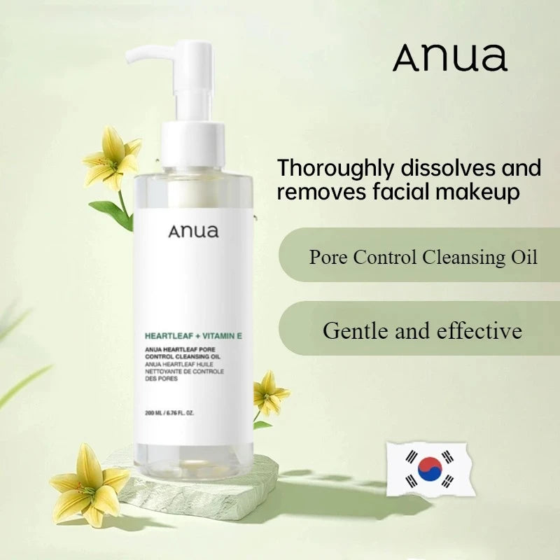 ANUA Vitamin E Cleansing Oil und Heartleaf Pore Deep Cleansing Foam