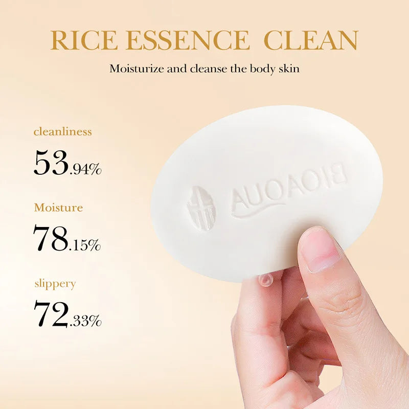 BIOAQUA White Rice Raw Pulp Cleansing Bar