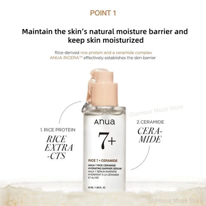 ANUA Rice 7 Ceramide Hydrating Barrier Serum